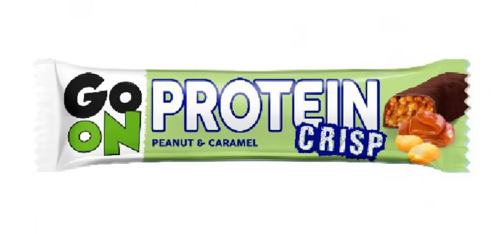 חטיף חלבון GO ON crisp peanut & caramel