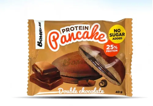 פנקייק חלבון בטעם שוקולד במילוי קרם שוקולד