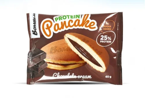 פנקייק חלבון במילוי קרם בטעם שוקולד