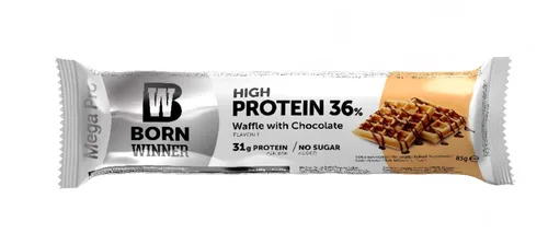 חטיף חלבון בטעם וופל בלגי ושוקולד