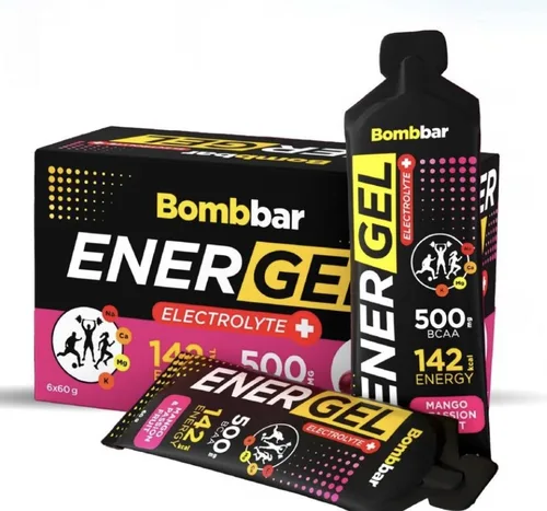 ג'ל אנרגיה אלקטרוליטים ו BCAA בטעם מנגו (המחיר לשקית 60 גרם)