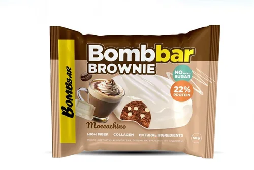 בראוניז חלבון ללא סוכר בטעם קפה