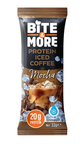 תערובת להכנת אייסקפה מוקה מועשר בחלבון