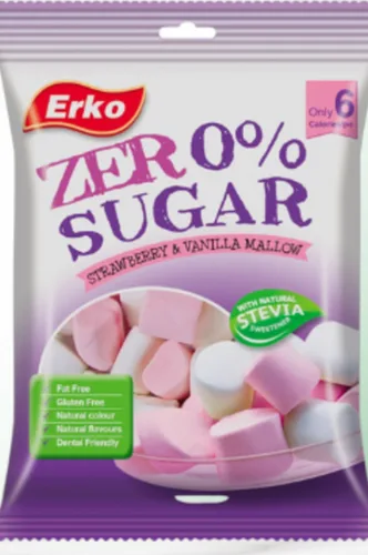 מרשמלו ורוד ולבן ללא סוכר דל פחמימה ודל קלוריות וללא גלוטן