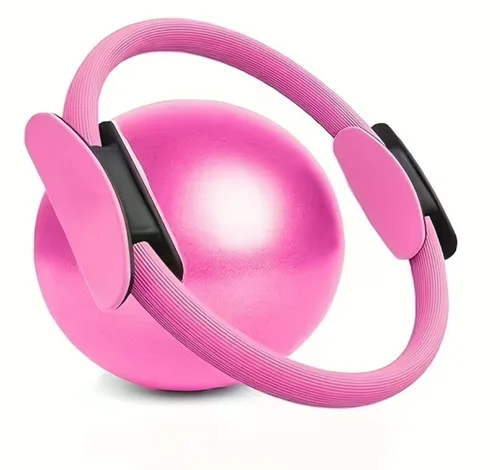 טבעת פילאטיס וכדור פילאטיס לאימון ביתי